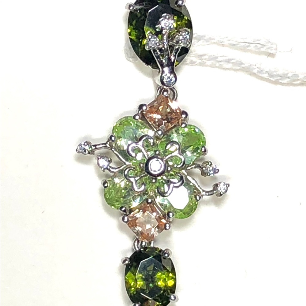 925 sterling silver & cz pendant